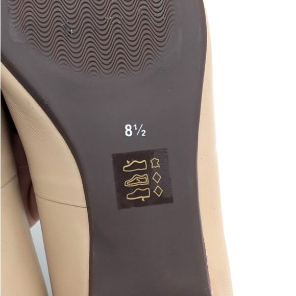 Marc Joseph New York Bianca Pointed Toe Pump Women's Beige Size US8.5 EU39 - Picture 9 of 13